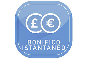 Pagamento con bonifico bancario istantaneo